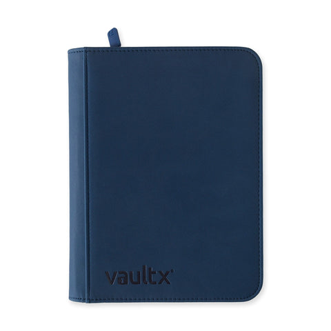 VAULT X - 4 POCKET EXO-TEC ZIP BINDER ROYAL BLUE