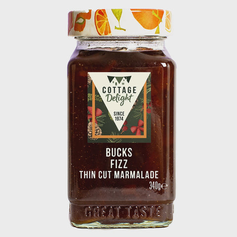 BUCKS FIZZ THIN CUT MARMALADE 340G