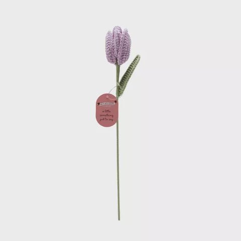 CROCHET LILAC TULIP 35CMS