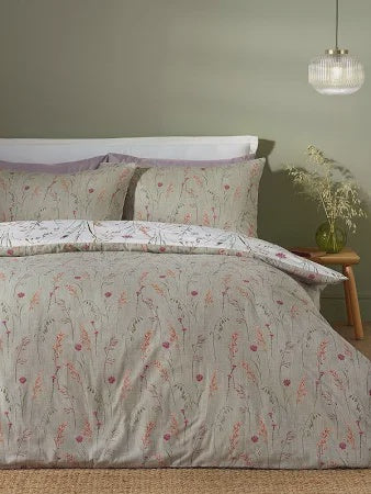 BRUSHED GRASMERE FLORALGREEN DOUBLE