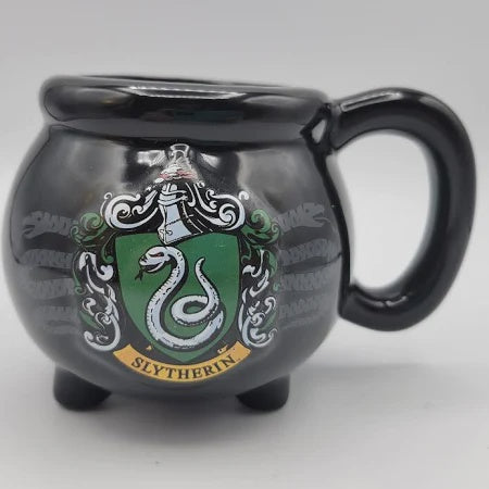 HARRY POTTERS BACK TO HOGWARTS CAULDRON MUG SLYTHERIN