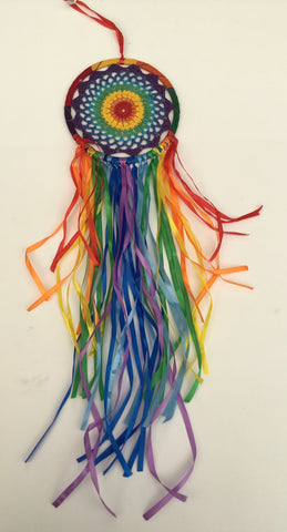 RAINBOW/RIBBON DREAMCATCHER SMALL