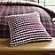 STAB STITCH CUSHION PLUM 43CMS