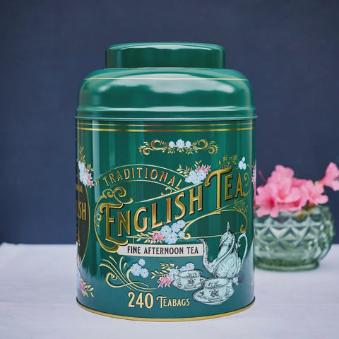 VINTAGE VICTORIAN DARK GREEN 240 TEABAG EA