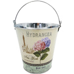 HYDRANGEA METAL BUCKET 13CM