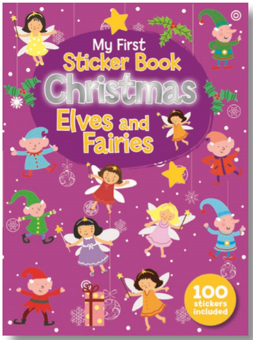 STICKER BOOK CHRISTMAS ELVES