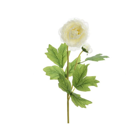 RANUNCULUS 57CM WHITE