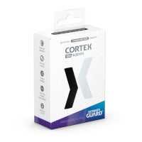 ULTIMATE GUARD CORTEX SLEEVES STANDARD SIZE BLACK  100 PACK