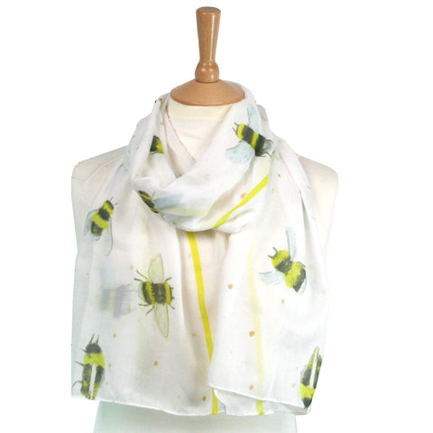 SCARF WHITE BEE