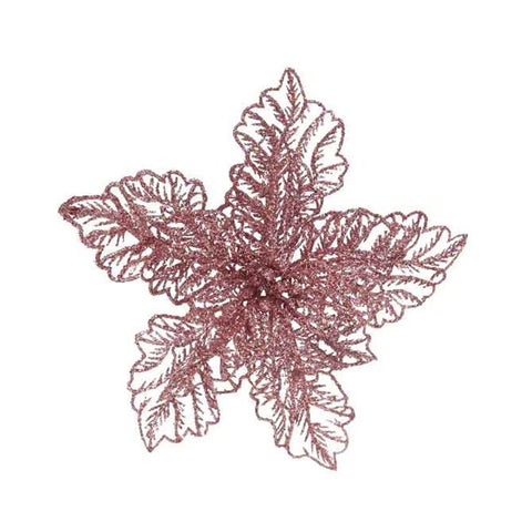 POINSETTIA ON CLIP BLUSH PINK