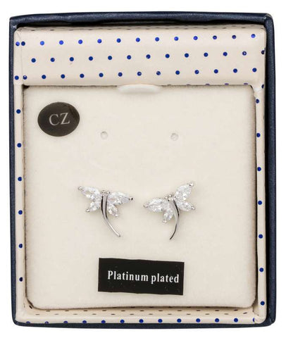 49547 CRYSTAL DRAGONFLY EARRINGS