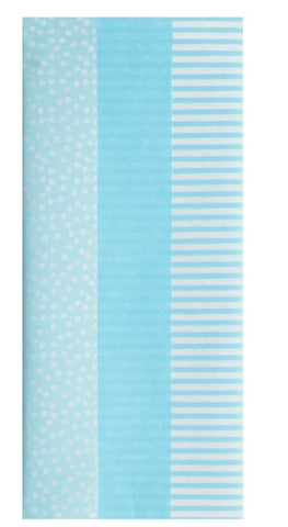 TISSUE BABY BLUE X6 PIECES