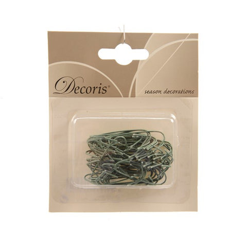 75X GREEN BAUBLE HANGERS