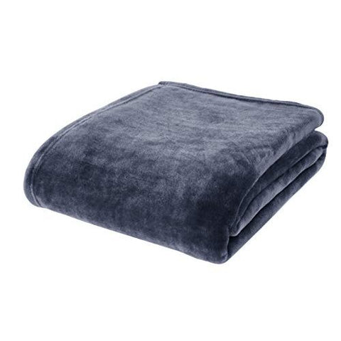 RASCHEL SOFT TOUCH THROW 200X240 NAVY