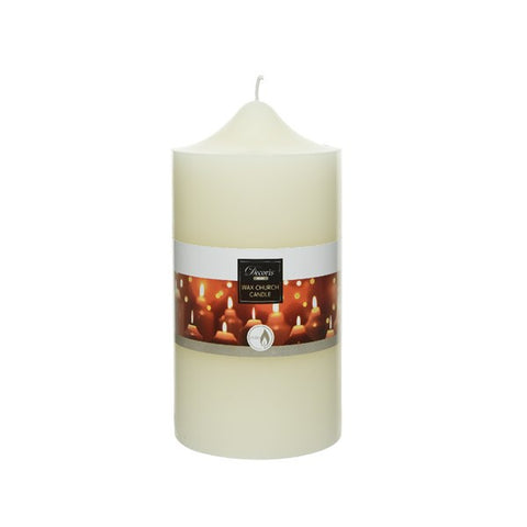 CHURCH CANDLE IVORY 10X20CMS