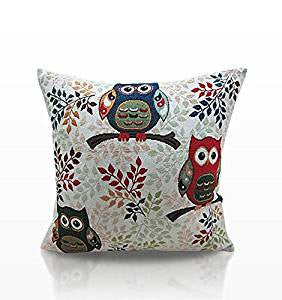 TOOWIT 3 OWL CUSHION 18INCH COMPLETE
