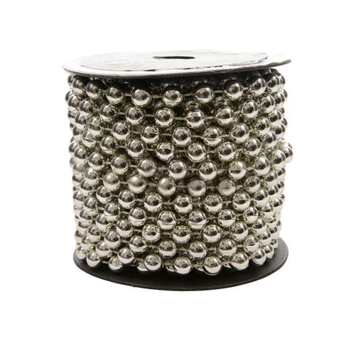 BEAD GARLAND SILVER 10MTS