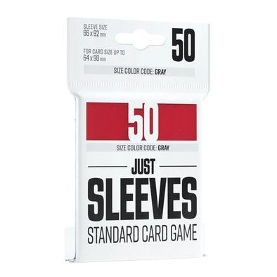 GAMEGENIC - JUST SLEEVES RED 50PK