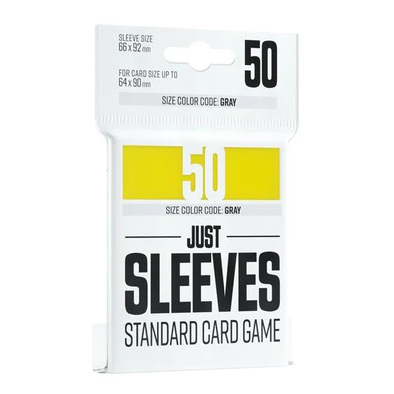GAMEGENIC - JUST SLEEVES YELLOW 50PK