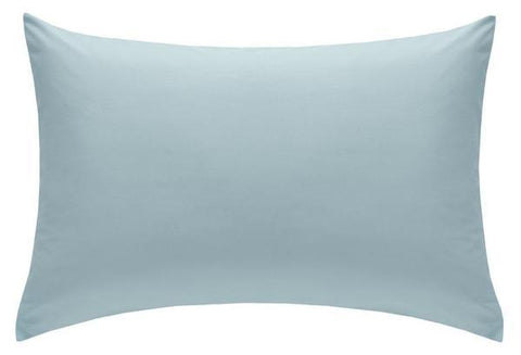PILLOWCASE PAIR DUCK EGG BLUE