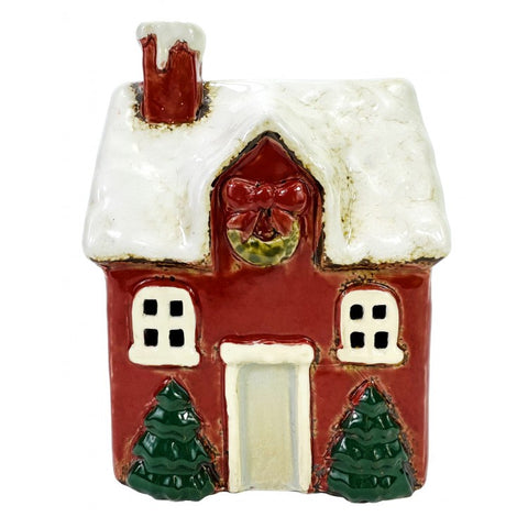 TEALIGHT CHRISTMAS TREE COTTAGE