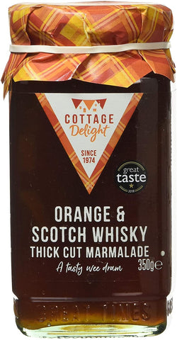 ORANGE AND SCOTCH WHISKY THICK CUT MARMALADE 350G