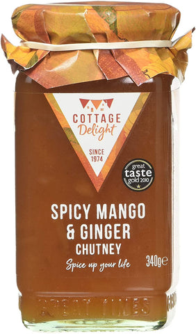 SPICY MANGO AND GINGER CHUTNEY 340G