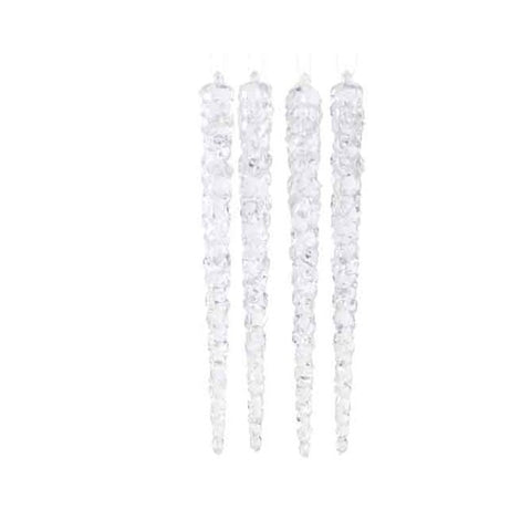 GLOW IN THE DARK ICICLES X 4