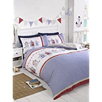 BEACH HUT KING + 2 PILLOWCASES