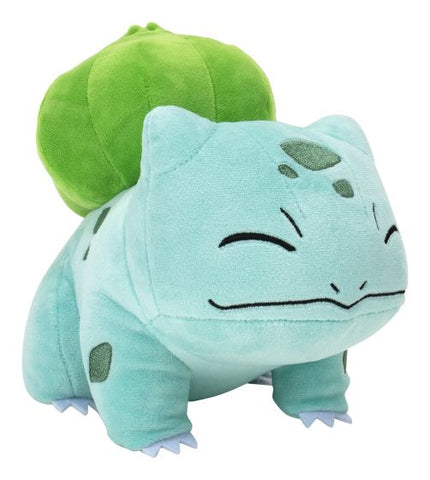 POKEMON 8" BULBASAUR PLUSH EYES CLOSED