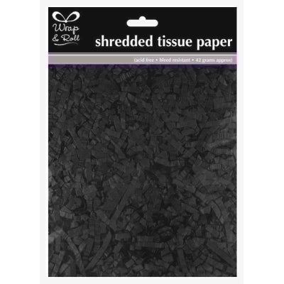 SHREDDED TISSUE PAPER BLACK