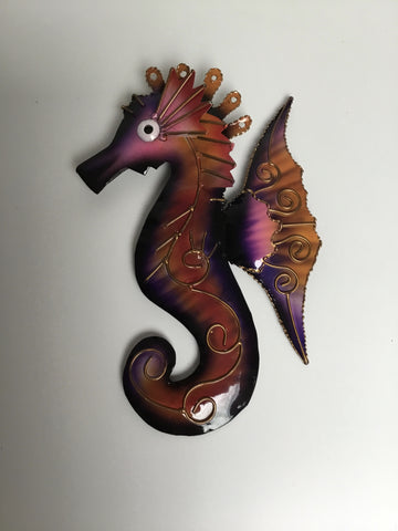 METAL SEAHORSE PURPLE