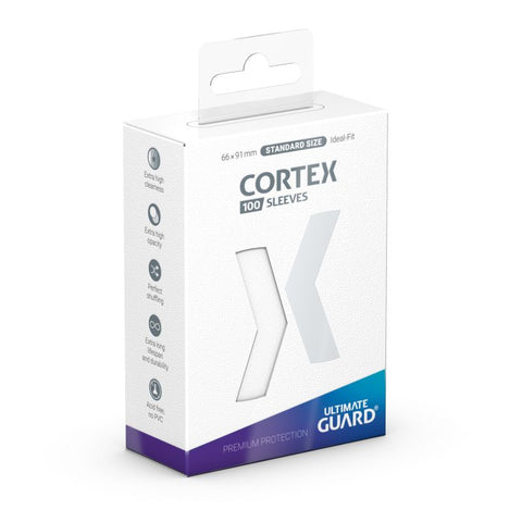 ULTIMATE GUARD CORTEX SLEEVES STANDARD SIZE WHITE100 PACK