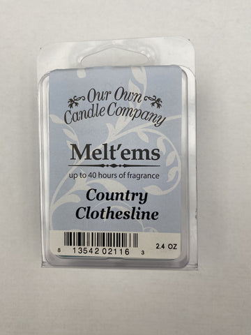 WAX MELTS COUNTRY CLOTHESLINE