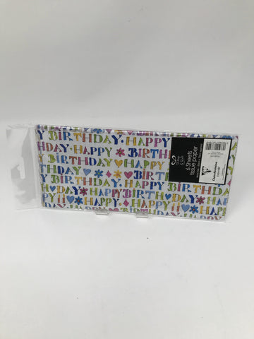 TISSUE HAPPY BIRTHDAY X 6 PIECES