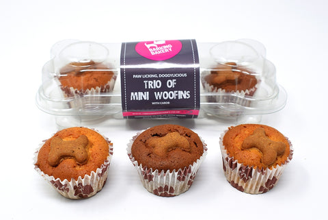 BARKING BAKERY MINI UN-ICED TRIOS