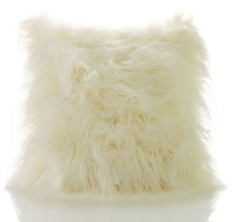 MONGOLIAN  18" CREAM CUSHION COMPLETE