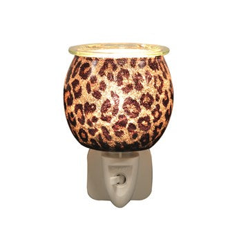 PLUG IN BURNER AMIMAL PRINT GOLD