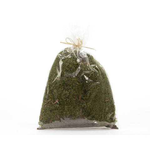 POOL MOSS IN BAG WITH RAFFIA