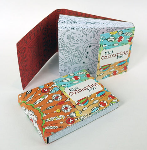 MINI COLOURING PAD RED