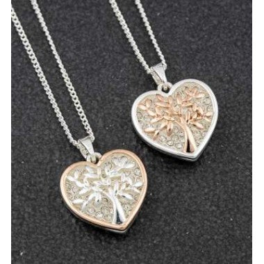 204545 - EQ TREE OF LIFE SPARKLE NECKLACE 2AST