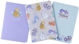 PURRFECT PETS A5 X 3 NOTEBOOKS