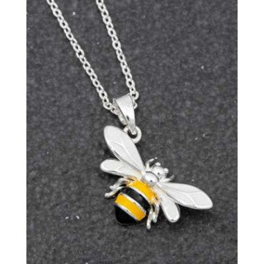 204590 - HAND-PAINTED BEE NECKLACE