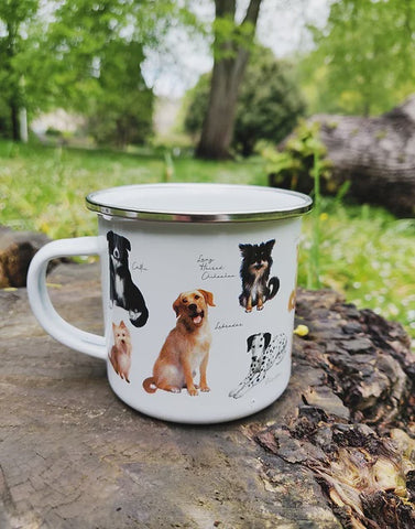 ENAMEL MUG PAT MAC DOGS