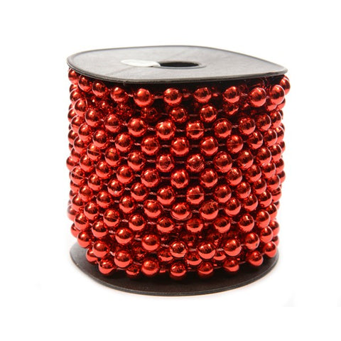 BEAD GARLAND 10MTS RED