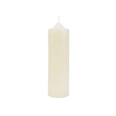 IVORY CHURCH CANDLE 7.5 x 25 CMS