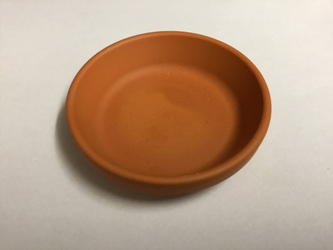 TERRACOTTA SAUCER 9CMS