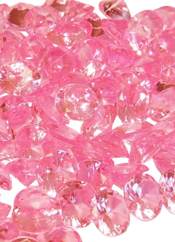 ACRYLIC DIAMONDS LIGHT PINK