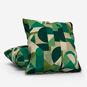 GEOMETRICA JADEITE CUSHION COMPLETE 45CMS