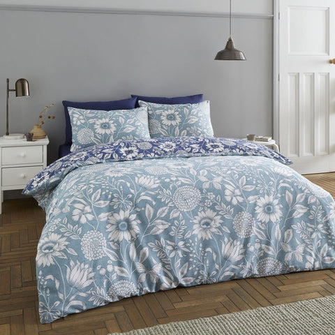 *TAPESTRY FLORAL BLUE DOUBLE